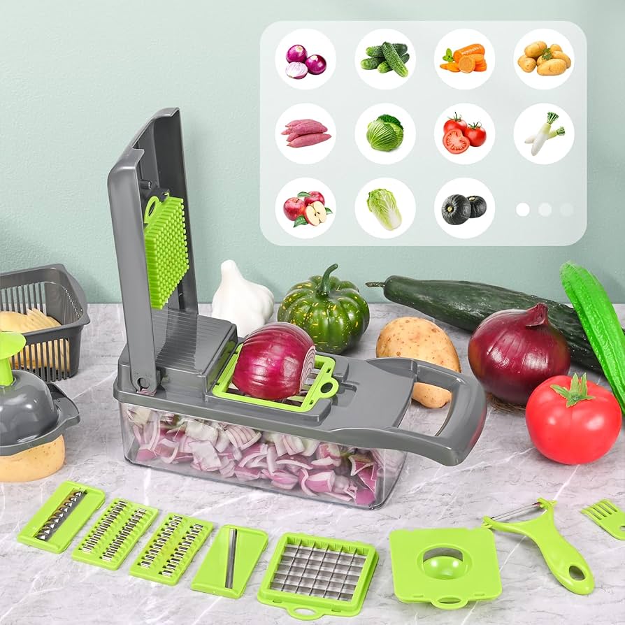 Cortador de Verduras 16 en 1 ChefDiem – Cocina Fácil, Vida Fit