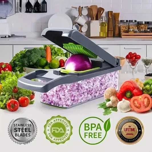 Cortador de Verduras 16 en 1 ChefDiem – Cocina Fácil, Vida Fit