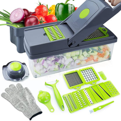 Cortador de Verduras 16 en 1 ChefDiem – Cocina Fácil, Vida Fit